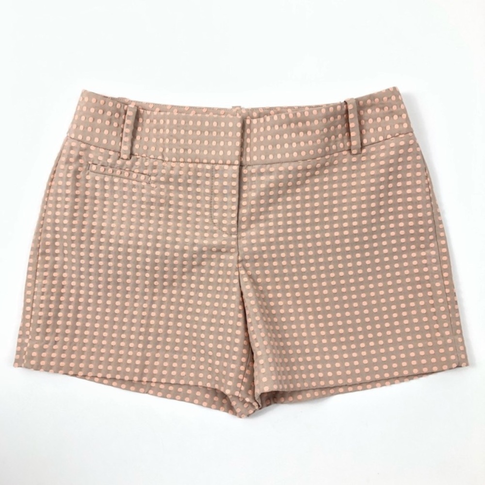 LOFT Dot Pattern 4 Inch Inseam Shorts